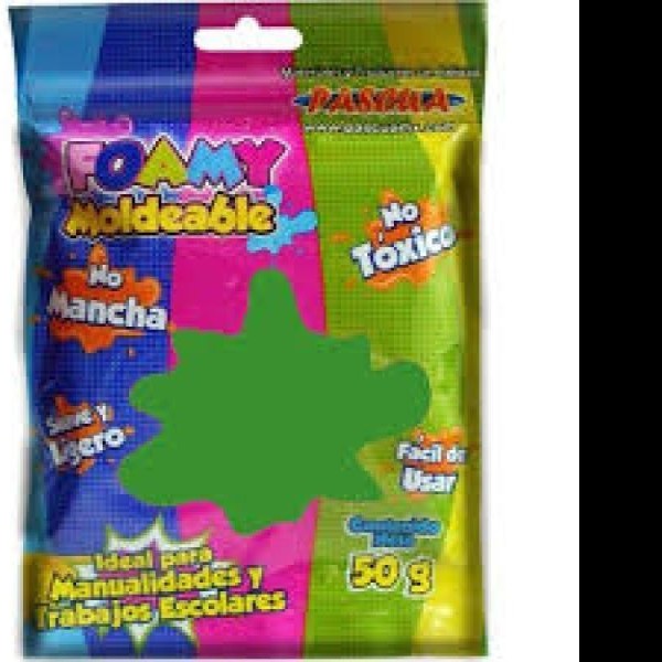 FOAMY MOLDEABLE 50G. VDE. BANDERA E.10 C.200